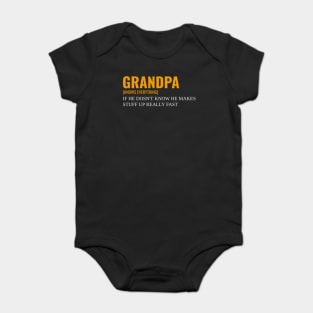 Grandpa knows everything Baby Bodysuit